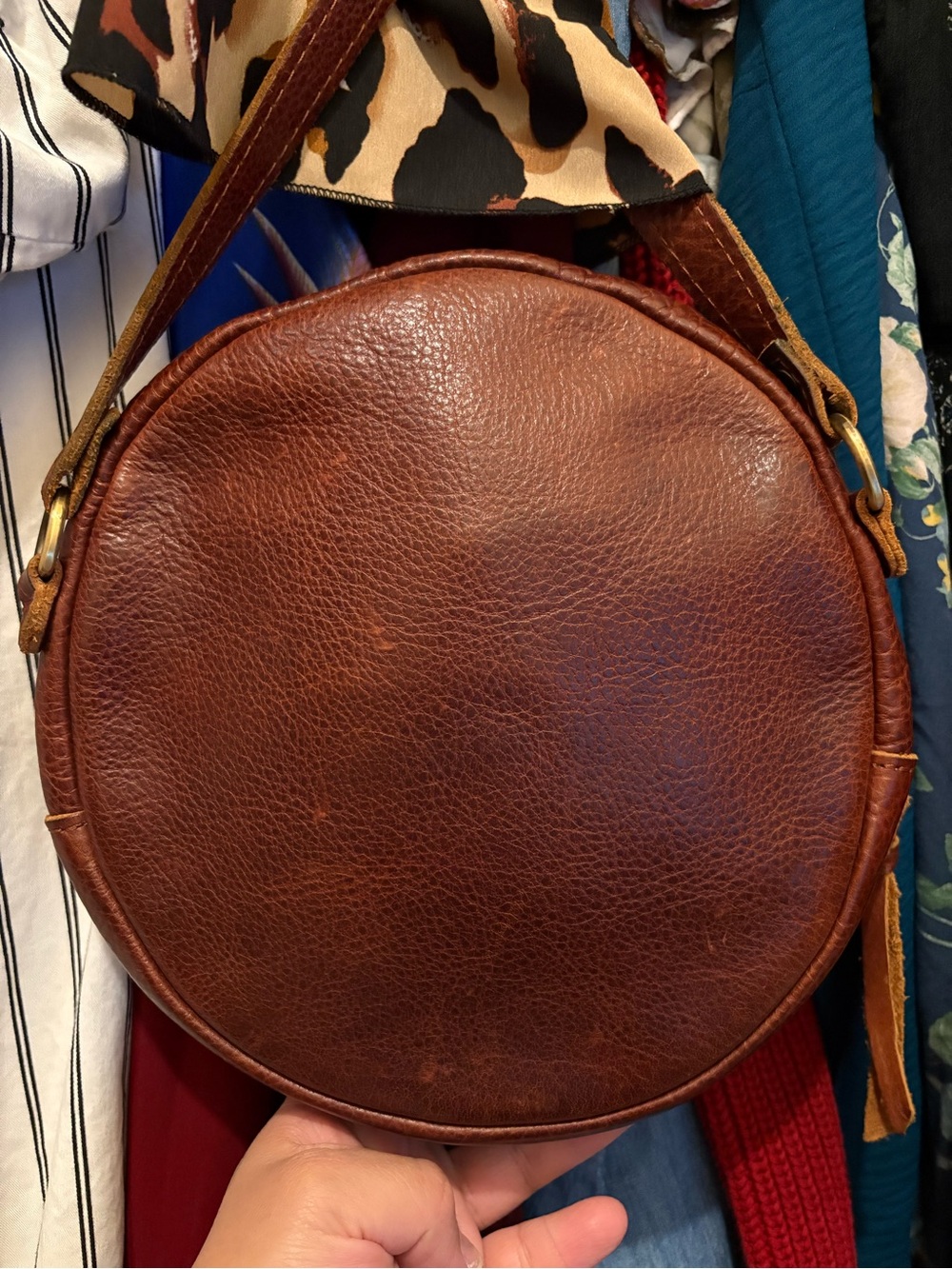 Portland Leather Goods | Large Circle | Nutmeg - Picture 6 of 14